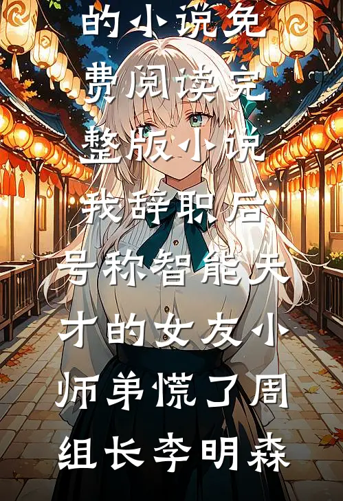 我辞职后，号称智能天才的女友小师弟慌了周组长李明森完结的小说_免费阅读完整版小说我辞职后，号称智能天才的女友小师弟慌了周组长李明森
