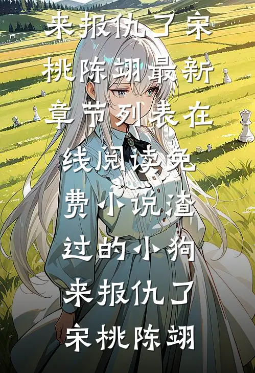 渣过的小狗来报仇了宋桃陈翊最新章节列表_在线阅读免费小说渣过的小狗来报仇了(宋桃陈翊)