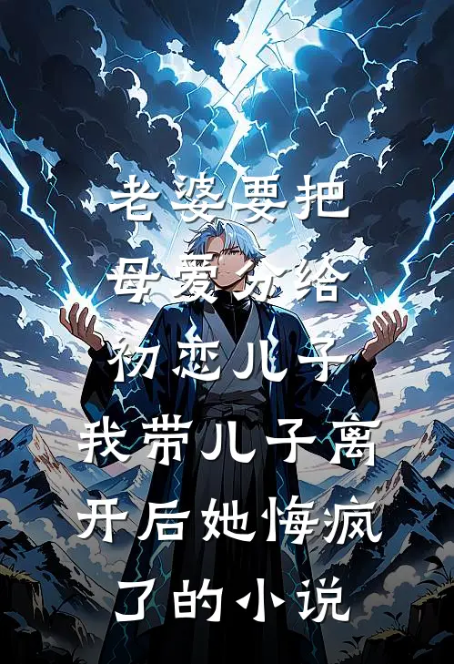 老婆要把母爱分给初恋儿子，我带儿子离开后她悔疯了的小说