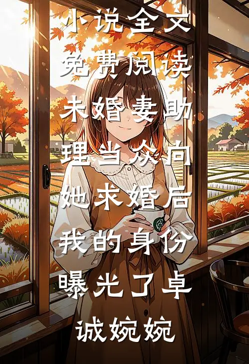 未婚妻助理当众向她求婚后，我的身份曝光了卓诚婉婉热门小说完结_完整版小说全文免费阅读未婚妻助理当众向她求婚后，我的身份曝光了(卓诚婉婉)